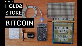 HOW TO HOLD AND STORE BITCOIN [upl. by Osnohpla]