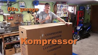 Ny kompressor 55hk 200 L 400v Till DDs garage [upl. by Mharg913]