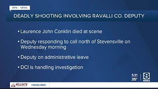 New details released in fatal officerinvolved shooting near Stevensville [upl. by Mariejeanne]