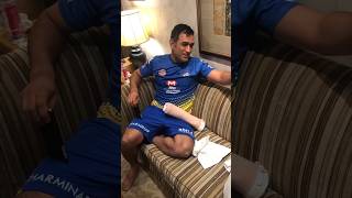 Post game rituals in Dhonis room mahi msdhoni podcast mohitsharma [upl. by Maximilianus350]