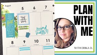 Plan With Me  Classic Happy Planner  Aug 511 [upl. by Anayeek]