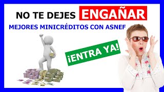 ✅ MEJORES MINICRÉDITOS CON ASNEF 2022 ✅ ¿Cómo CONSEGUIR un Minicrédito con Asnef👈¡¡ESTO FUNCIONA👈 [upl. by Lorollas]