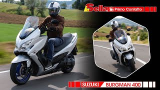 Suzuki Burgman 400 2022 la prova nel traffico e fuori città [upl. by Fedak276]