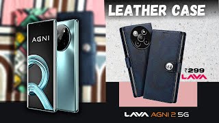 LAVA AGNI 2 LEATHER CASE UNBOXING [upl. by Eiramasil]