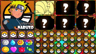 NARUTO FULL KANTO POKEMON TEAM NARUTO X POKEMON [upl. by Meisel]