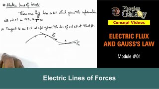 Class 12 Physics  Electric Flux  1 Electric Lines of Forces  For JEE amp NEET [upl. by Carma]