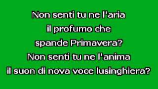 quotAprile Cquot by F P Tosti Karaoke Accompaniment [upl. by Gloriane]