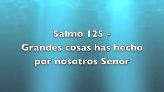 Salmo 125  Grandes cosas has hecho por nosotros Senor [upl. by Mirelle]