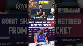 Rohit Sharma has retired from T20i cricket 🔥🔥🔥 rohitsharma t20worldcup final [upl. by Siram]