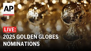 2025 Golden Globes Nominations LIVE Mindy Kaling and Morris Chestnut announce nominees [upl. by Leahcimnoj]