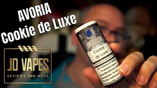 AVORIA Cookie de Luxe I JD AROMA LIQUID REVIEW [upl. by Eniwtna]