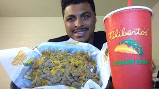 filibertos Mexican food Mukbang [upl. by Harbard]