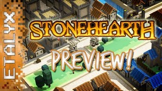 Stonehearth Alpha Preview  Sandbox CityBuilder RTS [upl. by Patrich]