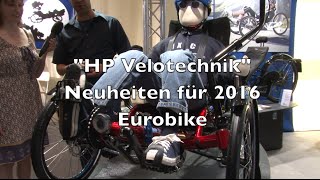 quotHP Velotechnikquot Neuheiten auf der Eurobike 2015 [upl. by Odelia]