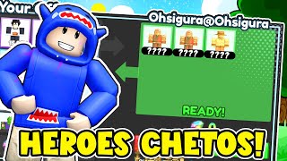 UN DESCONOCIDO me TRADEA HEROES ULTRA CHETOS en ANIME RACING CLICKER  Roblox [upl. by Oiratnom]