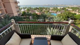 Dubai JBR The RitzCarlton Dubai  Ocean Deluxe room  room tour [upl. by Jilly]