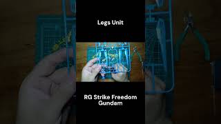 RG Strike Freedom Gundam  Legs gundamcommunity gundam bandaigundam gundambuilder seedfreedom [upl. by Roybn352]