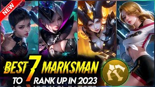 7 BEST MARKSMAN IN MOBILE LEGENDS For Solo Rank  SEASON 30 2023 [upl. by Newbold713]