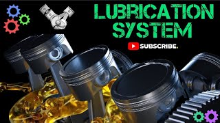 Lubrication System  lubricating  engine lubrication system  how does it work lubrication oil [upl. by Nai]