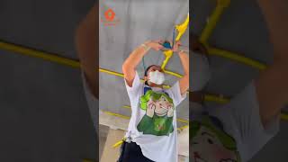 Electrical ceiling wiring installation method 🙋🛠️ electricianelectricalhomeimprovement [upl. by Easter]