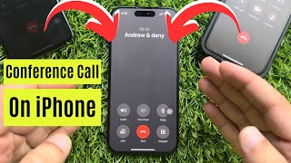 How to Make Conference Call on iPhone in iOS 1761 Add amp Merge Calls  iPhone 15 amp Older [upl. by Zitella]