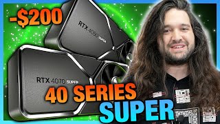 NVIDIA RTX 4080 Super 4070 Ti Super amp 4070 Super Official Specs Price amp Release Dates [upl. by Aynwad]