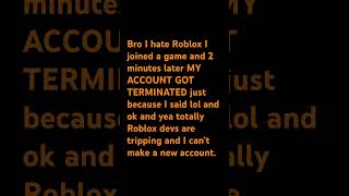 I HATE ROBLOX [upl. by Leiru]