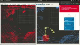 Queue Management System QMS raw vs processed LiDAR data sidebyside With Dashboard [upl. by Aklog]