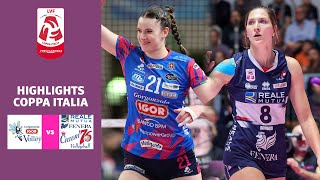 Novara  Chieri  Highlights  Quarter Finals Coppa Italia Frecciarossa  Lega Volley Femminile [upl. by Lemhar]