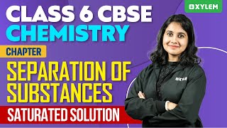 Class 6 CBSE Chemistry  Chapter Separation Of Substances  Saturated Solution  Xylem Class 6 CBSE [upl. by Lledroc308]