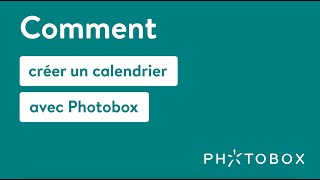 Comment créer un calendrier personnalisé avec Photobox [upl. by Emanuel661]