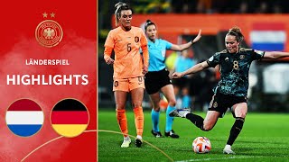 Lohmann kickt Deutschland zum Sieg  Niederlande  Deutschland 01  Highlights  Frauen Länderspiel [upl. by Ellie]