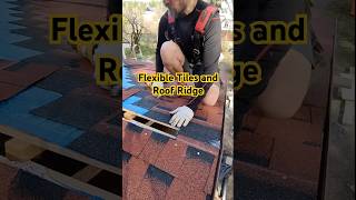 How to Fit Flexible Tiles to The Roof Ridge [upl. by Anahoj]