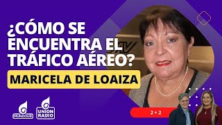 ¿Cómo se encuentra el tráfico aéreo con la preseinte de ALAV Maricela de Loaiza  Dos más Dos [upl. by Raven420]