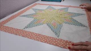 Patchwork Estrella de Log Cabin [upl. by Nedah]