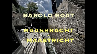 Timelapse 005 in 4K Maas river sailing from Maasbracht to Maastricht in the Netherlands [upl. by Notneb]