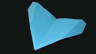 Como hacer un Avion de Papel que Vuela Mucho  Aviones de Papel  Origami Avión [upl. by Celeste]