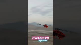 Fastest GPS RC Helicopter Flywing FW450 V3 shorts [upl. by Nesral]