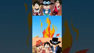 When ace alive luffy ace sabo onepiece shortvideo [upl. by Brechtel]