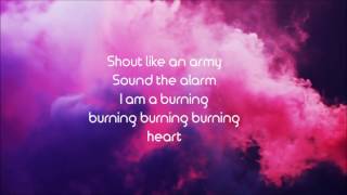 Burning Heart  SVRCINA Lyric Video [upl. by Siddon]