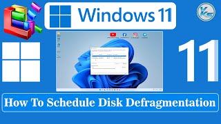 ✅ How To Schedule Disk Defragmentation On Windows 11 [upl. by Hainahpez]