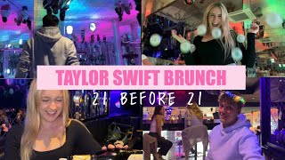 21 BEFORE 21 Taylor Swift Bottomless Brunch  Ballie Ballerson  Shoreditch  London Ball Pit [upl. by Carce]