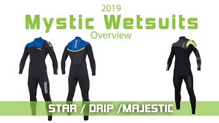 Kiteboarding Wetsuit Mystic Star  Drip  Majestic Comparison [upl. by Gala]