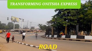 NEW FACE OF ONITSHA  ENTIRE ONITSHA EXPRESS ROAD REPAINTED [upl. by Sherie]