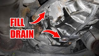 How To Change Manual Transmission Oil  Lexus IS250 20052013 [upl. by Eaneg]