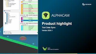 Tool Data Sync in ALPHACAM 20241 [upl. by Einahpehs]