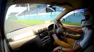 drag race D2 sentul circuit toyota avanza 17407 second on board camera [upl. by Daberath]