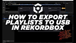 How to Export Playlists to USB in rekordbox pioneerdj [upl. by Anayeek522]