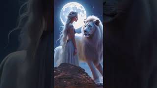 The girl and lion friend This lion pounced on the girlmovie shorts Adventure animals drama [upl. by Orest]