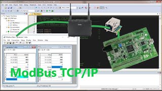 Stm32W5500 ModBus TCPIP Tutorial [upl. by Roxi819]